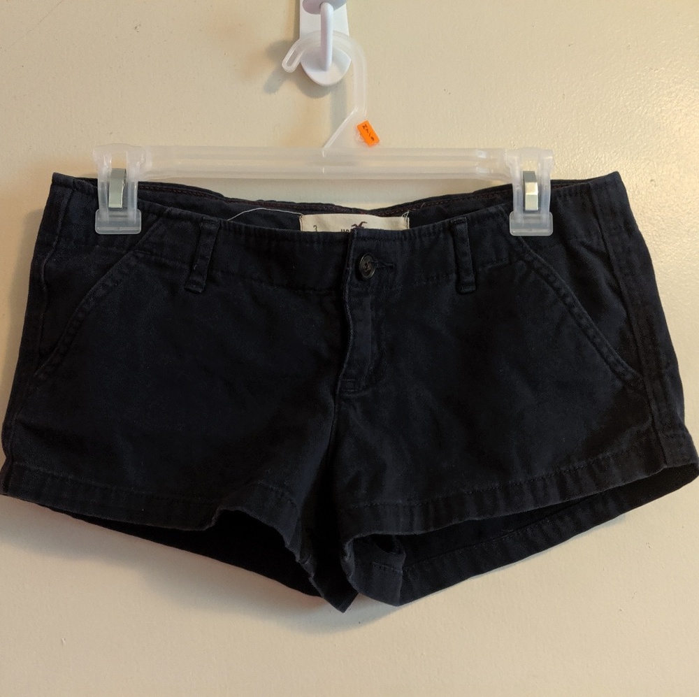 Navy blue Hollister shorts